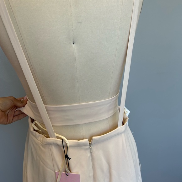 Fame and Partners Cream Dress with buttons - Picture 4 of 5